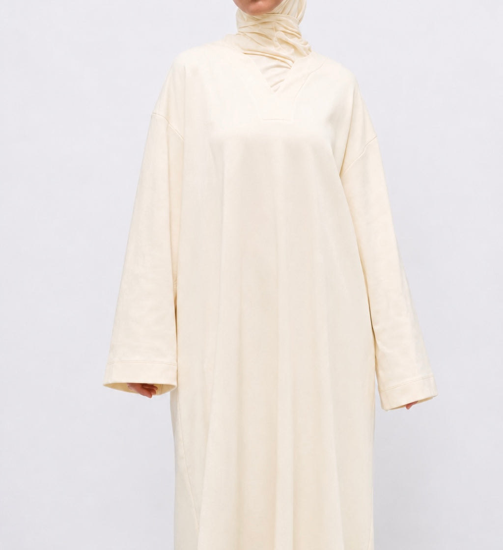 Dune Abaya Butter Yellow