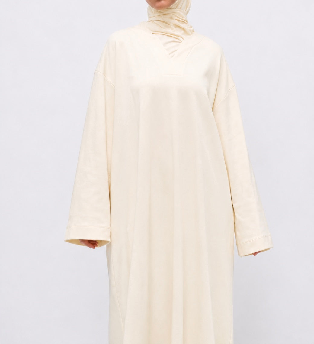 Dune Abaya Butter Yellow