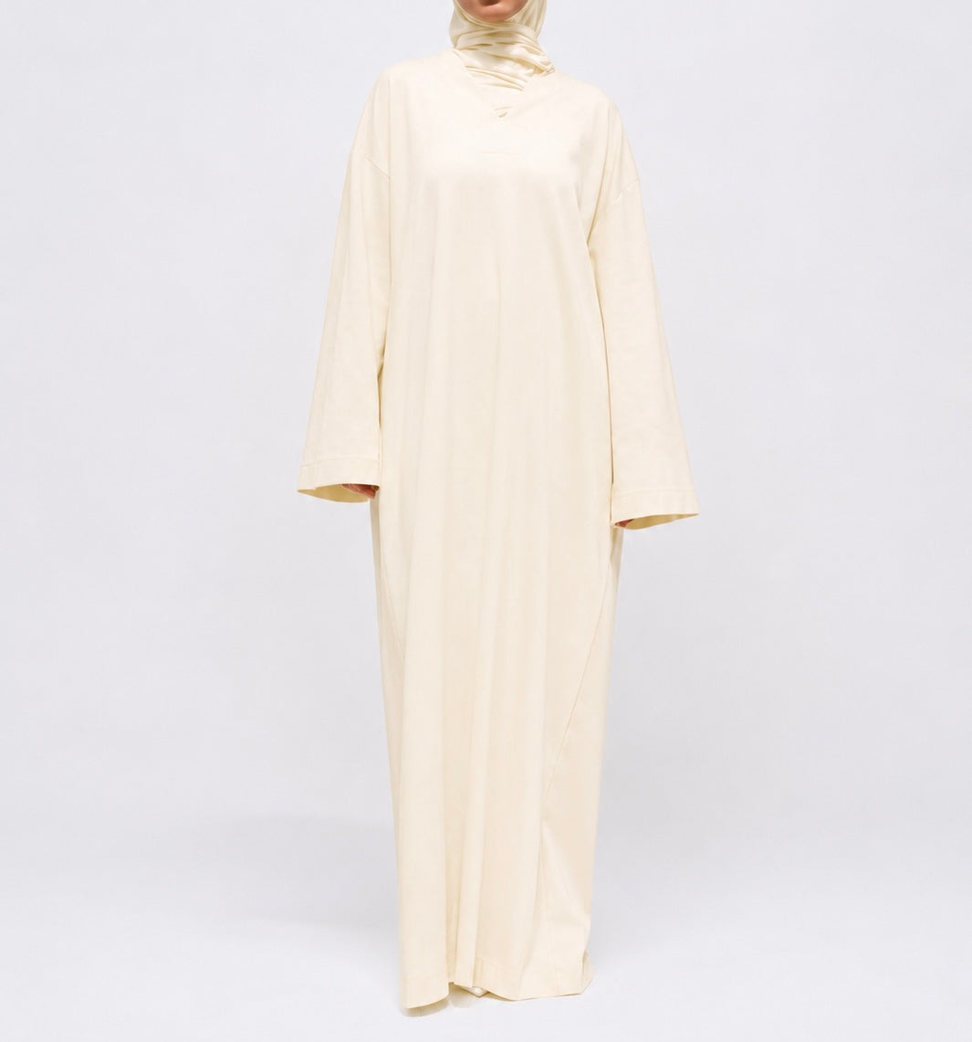 Dune Abaya Butter Yellow